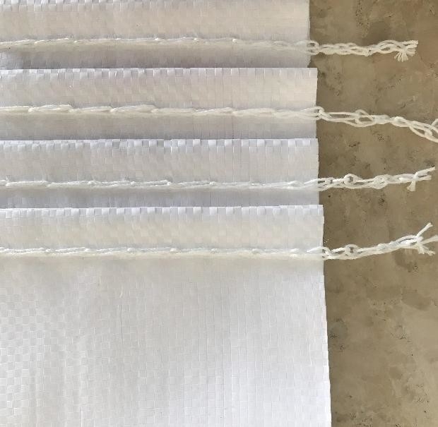25kg PP Woven Bag Dust Resistant White 50kg Polypropylene Bags